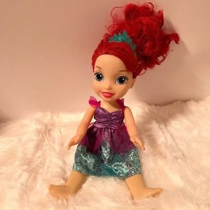 Disney Princess My First Ariel Toddler Doll 14" Little Mermaid Collectible Toy N